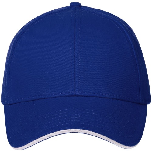 Бейсболка Spiker, ярко-синяя с белым фото 2 Бейсболка Spiker, ярко-синяя с белым фото 2
