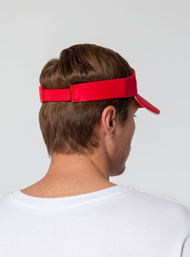 Козырек Active, красный с белым кантом фото 9 Козырек Active, красный с белым кантом фото 9