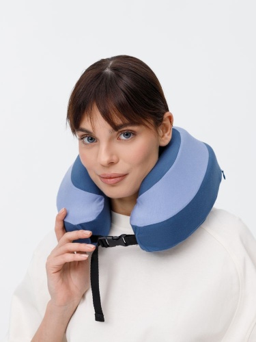 Дорожная подушка Piligrim, голубая фото 4 Дорожная подушка Piligrim, голубая фото 4