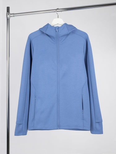 Куртка с капюшоном унисекс Begi, синяя Куртка с капюшоном унисекс Begi, синяя