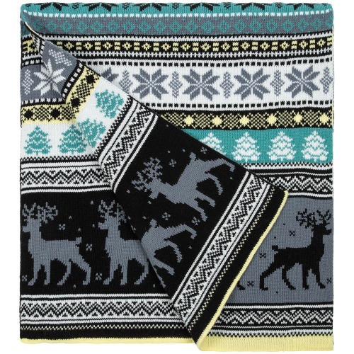 Шарф Mirakler, зеленый с желтым фото 3 Шарф Mirakler, зеленый с желтым фото 3