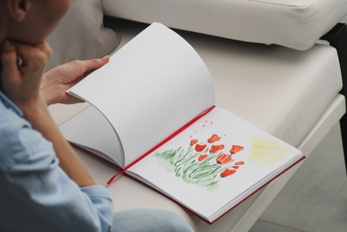 Скетчбук Object, красный фото 7 Скетчбук Object, красный фото 7