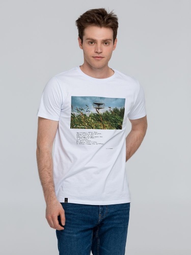 Футболка «А помнишь? Резко похолодало», белая фото 4 Футболка «А помнишь? Резко похолодало», белая фото 4