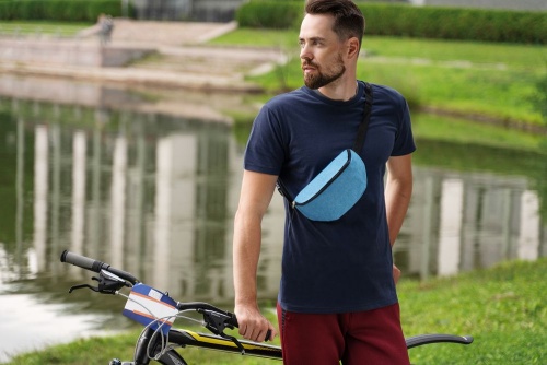 Поясная сумка Unit Handy Dandy, серая фото 9