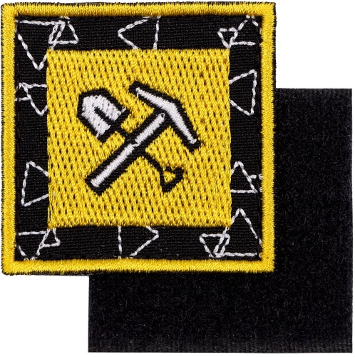 Шеврон на липучке «Кирка и лопата» Шеврон на липучке «Кирка и лопата»