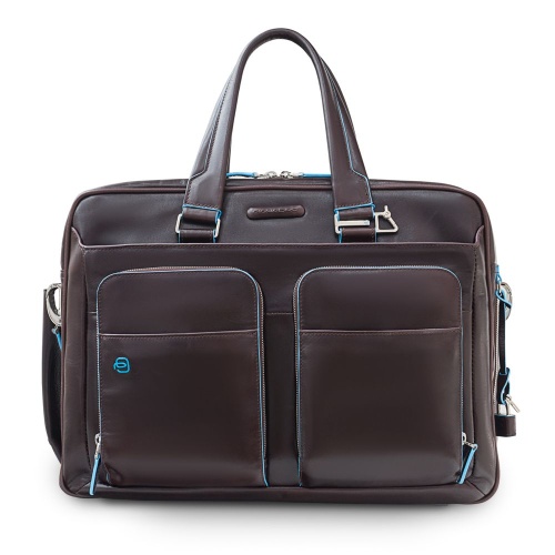 Сумка мужская для ноутбука Piquadro Blue Square, коричневая фото 3 Сумка мужская для ноутбука Piquadro Blue Square, коричневая фото 3
