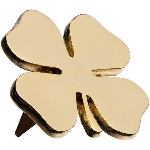 Шильдик «Счастливый клевер», золотистый фото 4 Шильдик «Счастливый клевер», золотистый фото 4