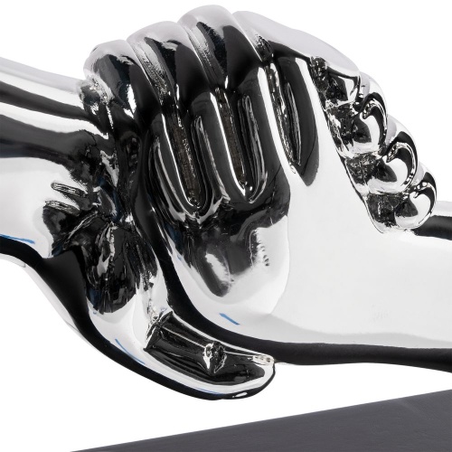 Награда «Рукопожатие», черная, уценка фото 8