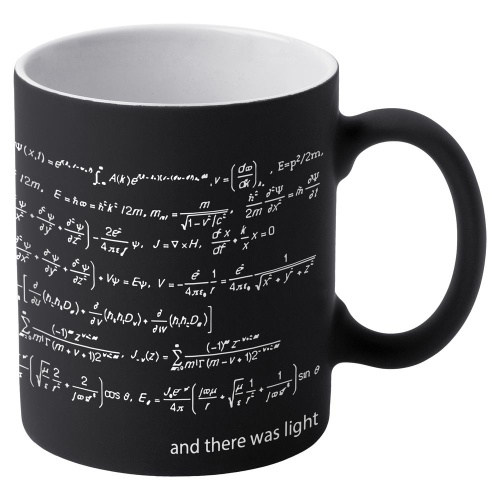 Кружка «Да будет свет» c покрытием софт-тач, черная фото 3 Кружка «Да будет свет» c покрытием софт-тач, черная фото 3