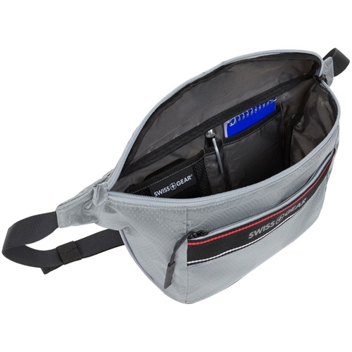 Поясная сумка Swissgear, светло-серая фото 4 Поясная сумка Swissgear, светло-серая фото 4