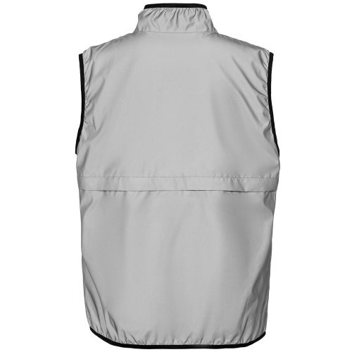 Жилет двусторонний Manifest из светоотражающей ткани, серый фото 5 Жилет двусторонний Manifest из светоотражающей ткани, серый фото 5