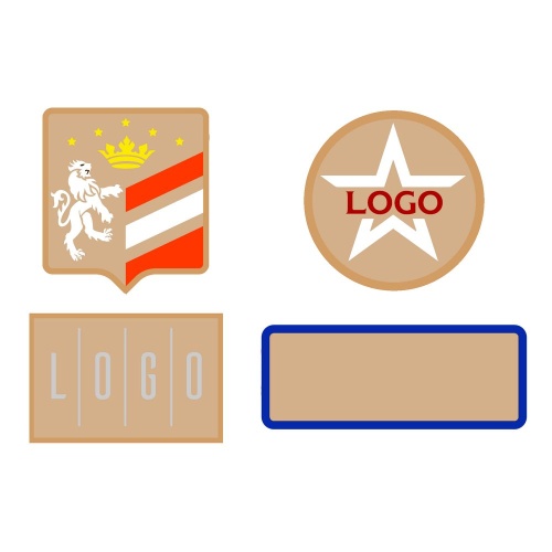 Шеврон из габардина Gabo M, бежевый Шеврон из габардина Gabo M, бежевый