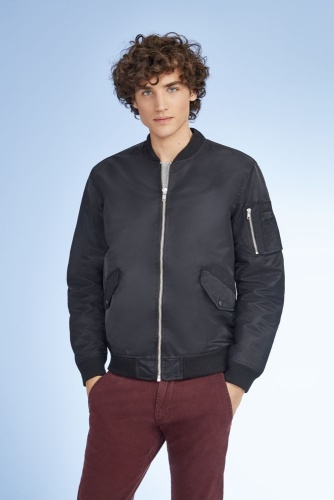 Куртка бомбер унисекс Rebel, коричневая фото 6 Куртка бомбер унисекс Rebel, коричневая фото 6