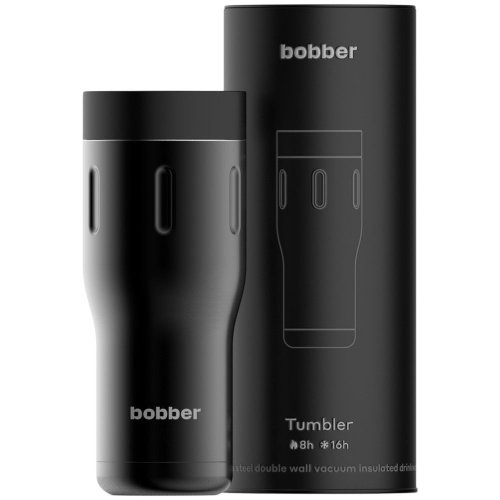 Термостакан Tumbler 470, вакуумный, черный фото 4 Термостакан Tumbler 470, вакуумный, черный фото 4