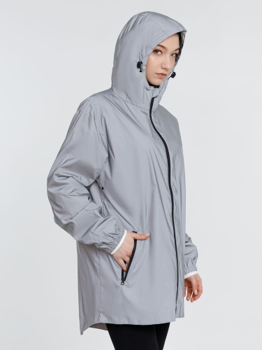 Парка Manifest из светоотражающей ткани, серая фото 6 Парка Manifest из светоотражающей ткани, серая фото 6