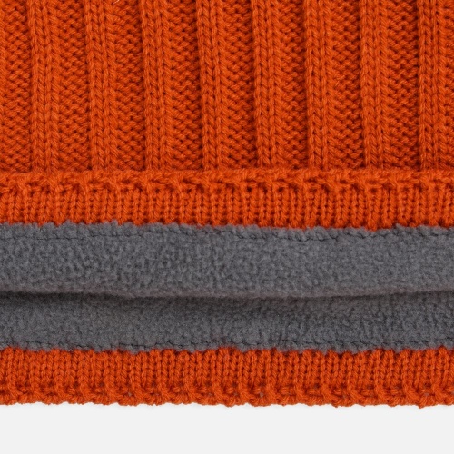 Снуд ComFleece, темно-оранжевый (кирпичный) фото 4