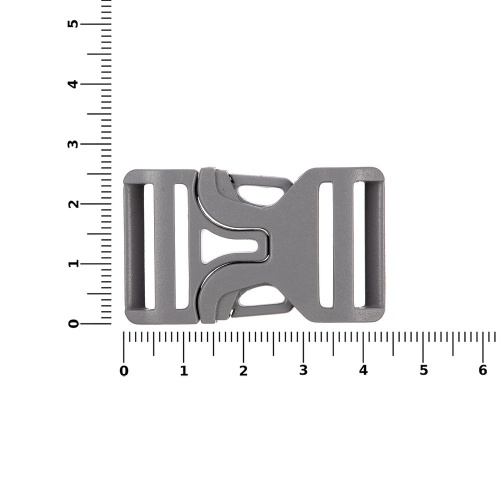 Застежка-пряжка Fibbia, серая фото 2 Застежка-пряжка Fibbia, серая фото 2