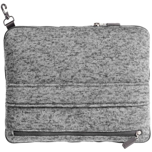 Дорожный плед onBoard, серый меланж фото 4 Дорожный плед onBoard, серый меланж фото 4