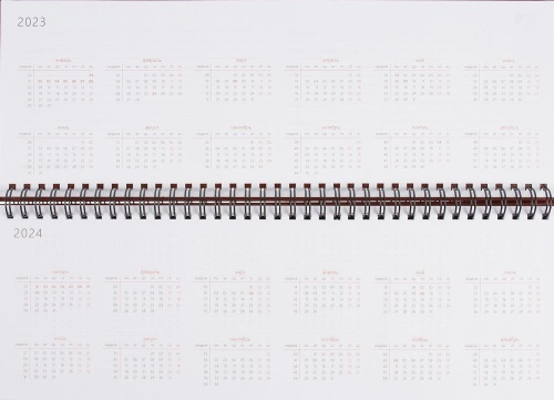 Планинг Nebraska, недатированный, красный фото 6