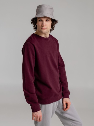 Свитшот унисекс BNC Inspire (Organic), бордовый фото 7