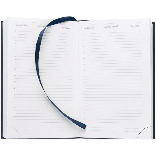 Ежедневник Lotus Mini, недатированный, синий фото 6 Ежедневник Lotus Mini, недатированный, синий фото 6