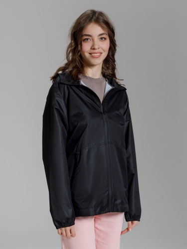 Куртка унисекс Nordvind WR, черная фото 3 Куртка унисекс Nordvind WR, черная фото 3