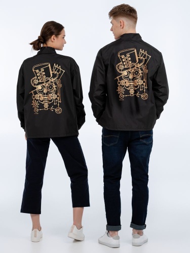 Ветровка John Steampunk, черная фото 6 Ветровка John Steampunk, черная фото 6