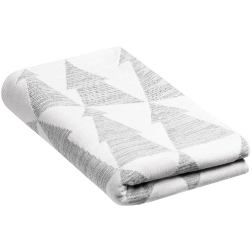 Плед «Танцующий лес», белый с серебром фото 3 Плед «Танцующий лес», белый с серебром фото 3