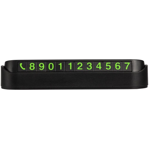 Парковочная визитка Litera, черная фото 3