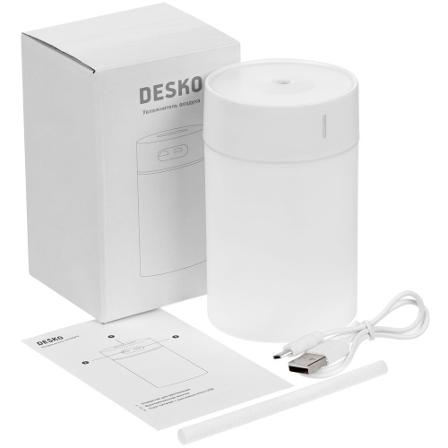 Настольный увлажнитель Desko, белый фото 8