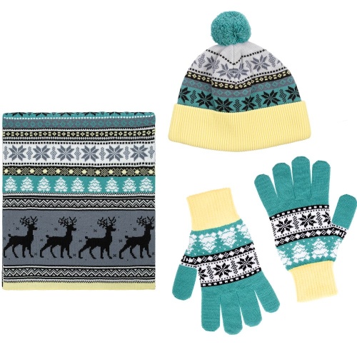 Шапка Mirakler, зеленая с желтым фото 3 Шапка Mirakler, зеленая с желтым фото 3