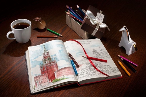 Блокнот «Города. Москва», красный фото 12 Блокнот «Города. Москва», красный фото 12