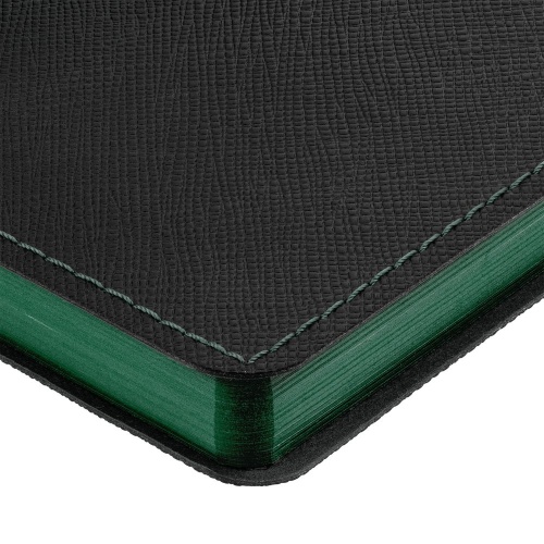 Ежедневник Nice Twice, недатированный, черный с зеленым фото 6 Ежедневник Nice Twice, недатированный, черный с зеленым фото 6