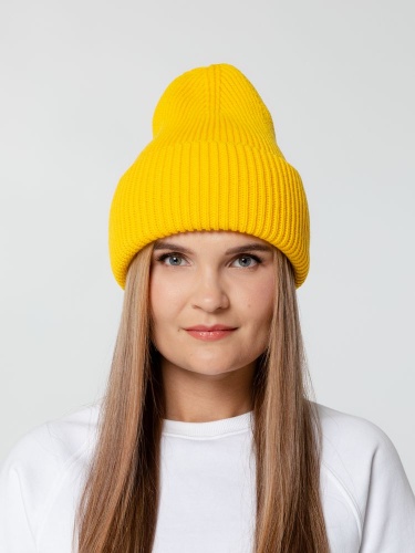 Шапка Flette, желтая фото 3 Шапка Flette, желтая фото 3