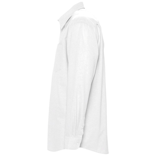 Рубашка мужская с длинным рукавом Boston, белая фото 4 Рубашка мужская с длинным рукавом Boston, белая фото 4