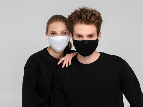 Маска для лица, черная фото 5