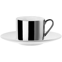 Чайная пара Reflection, серебристая, уценка