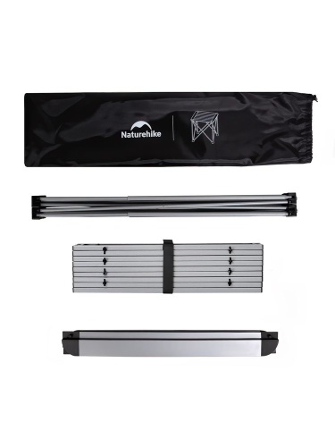 Стол Yamami L03 складной, серый фото 3