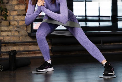 Набор фитнес-дисков Gliss, серый фото 9