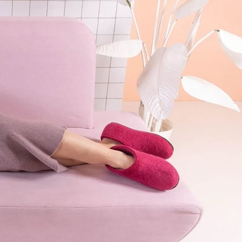 Домашние валенки Cant, розовые (вереск) фото 4