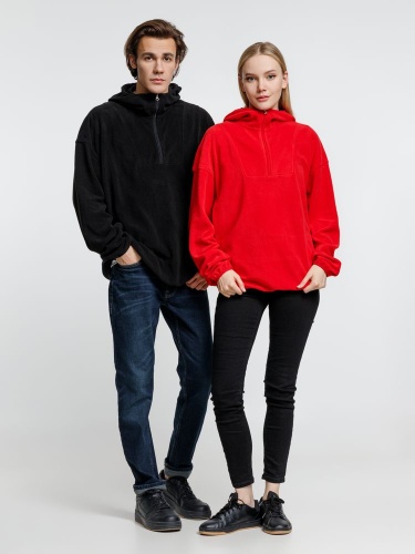 Анорак флисовый унисекс Fliska, черный фото 8 Анорак флисовый унисекс Fliska, черный фото 8