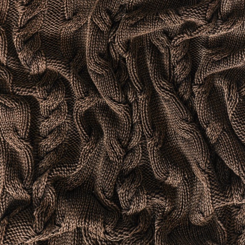 Плед Hygge, коричневый фото 3