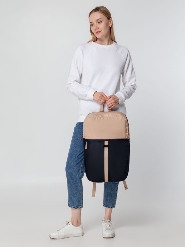 Рюкзак coolStuff, темно-синий с бежевым фото 10 Рюкзак coolStuff, темно-синий с бежевым фото 10