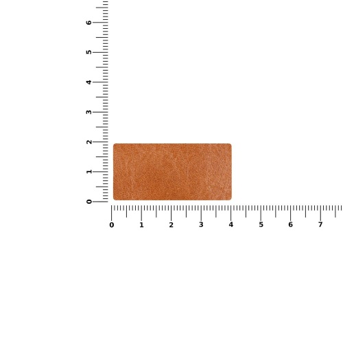 Лейбл кожаный Tuken, S, горчичный фото 2 Лейбл кожаный Tuken, S, горчичный фото 2