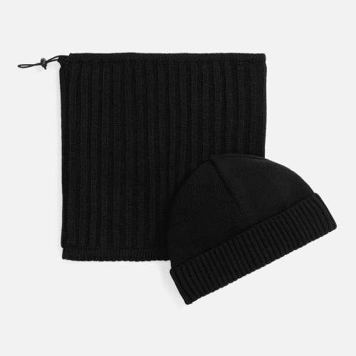 Шапка ComFleece, черная фото 2 Шапка ComFleece, черная фото 2