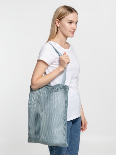 Шопер Verkko, серо-голубой фото 6 Шопер Verkko, серо-голубой фото 6