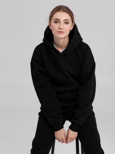 Худи Kulonga Oversize, ver.1, черное фото 7 Худи Kulonga Oversize, ver.1, черное фото 7