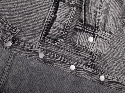 Куртка джинсовая O2, серая фото 3 Куртка джинсовая O2, серая фото 3