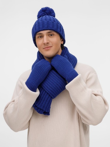 Шарф HappyGo, синий фото 6