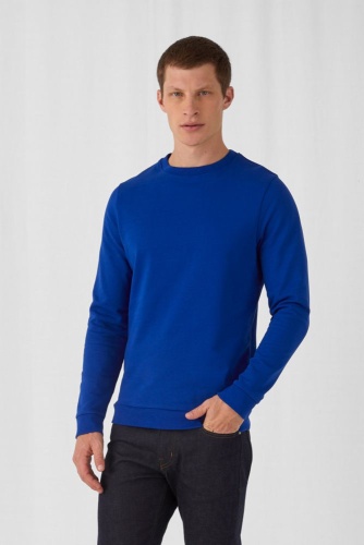 Свитшот унисекс Set In, ярко-синий меланж фото 5